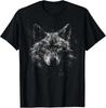 Wolf Art - Animal Lover Motif Wolf T-Shirt