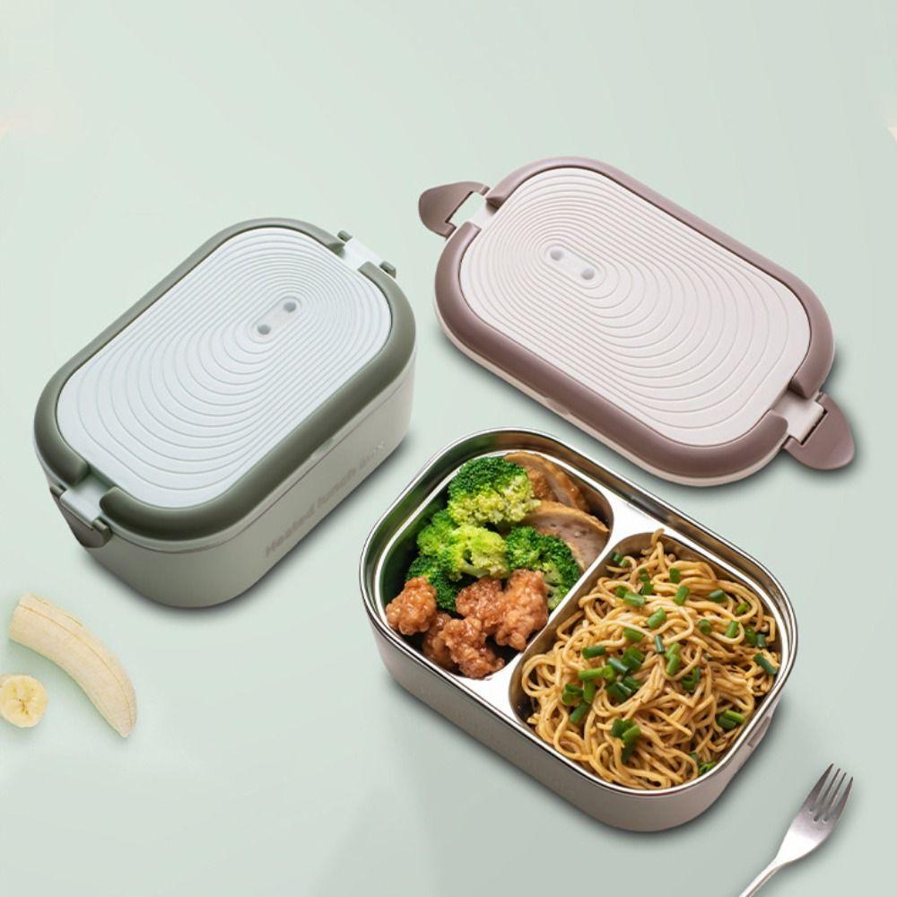 Stainless Steel Constant Temperature Lunch Box UK/EU/US Plug Travel Food Warmer Worker