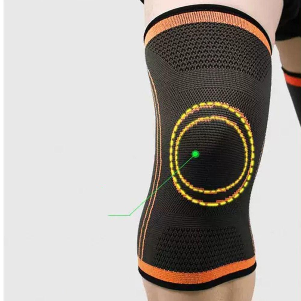 Elastic Knee Patella Protector Black Green Orange Knee Pad Sports Supplies Compression Knee Pads