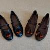 Sheepskin Version Leather Retro Soft-soled Mary Jane Shoes Women's Fringed Niche Fashion Versatile Commuter Single Light Mouth Shoes
