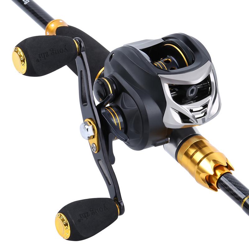 Комбинированные катушки для удочек, 2,1 м, карбоновые удочки M Power Casting, 11 + 1BB, рыболовные катушки для приманки