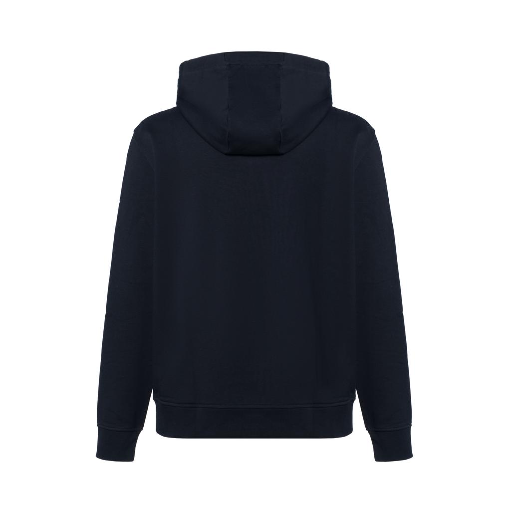 Armani Exchange Хлопковая спортивная толстовка с вышитым логотипом Мужские худи Темно-синий 8NZMPC-ZJ1ZZ-1510