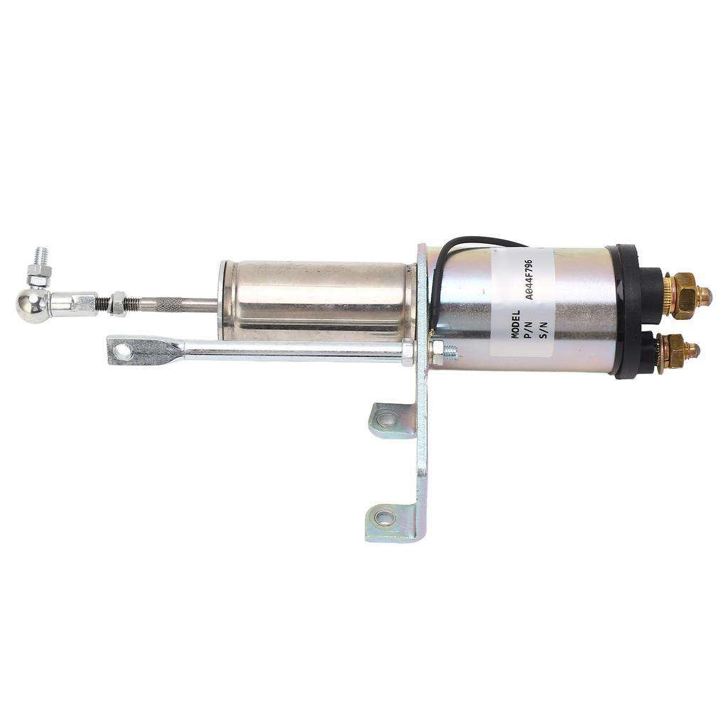 12V Shut Off Solenoid Valve A044F796 Fuel Stop Solenoid Flameout Switch Replacement for Cummins