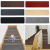 Yousheng 5 Pcs Washable Stair Treads Non Slip Stair Runner with Rubber Backing Residue Free Stair Carpet for Wooden Steps Kids And Pets Safety