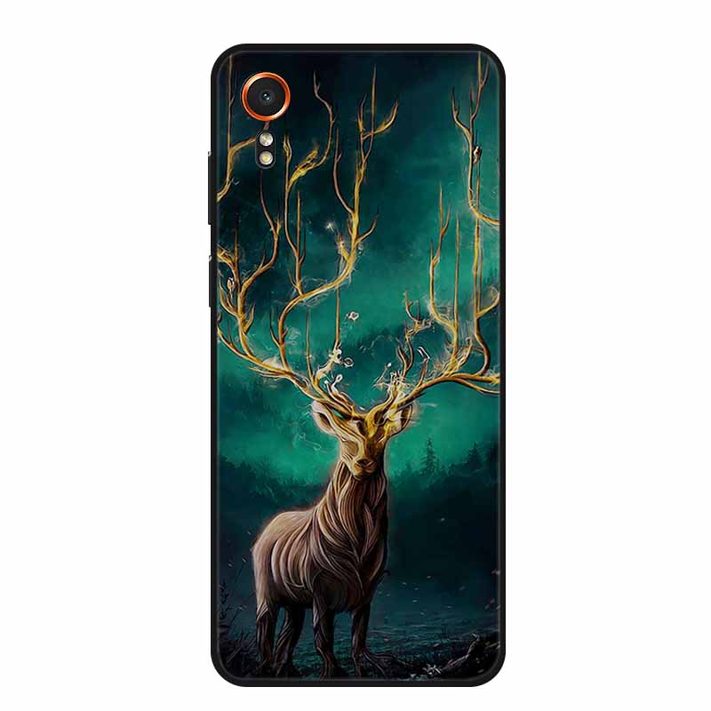 Чехол для телефона Samsung Galaxy Xcover 7 Задняя крышка Ударопрочный Черный Силикон Мягкий Funda Для Samsung Xcover7 Чехол 6.6" Coque