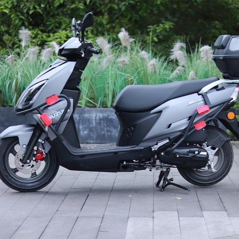 Легкий Мотоцикл Suzuki UY125 Защитные Противоударные Дуги - Передний и Задний Бамперы из Углеродистой Стали