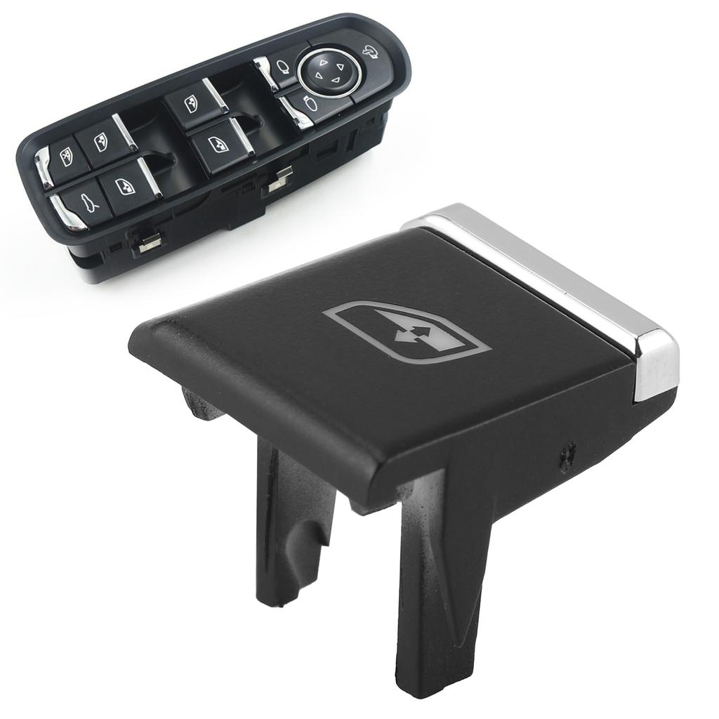 Window Master Switch Buttons Caps Cover Front Right 7PP959858R Fit for Porsche Macan Cayenne Panamera