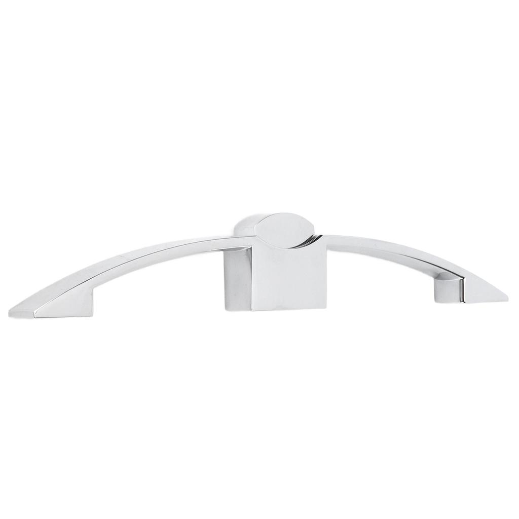 Кнопочная ручка для автофургона, защелка, замок, форма дуги, глянцевое серебро, для автоприцепов, кемперов