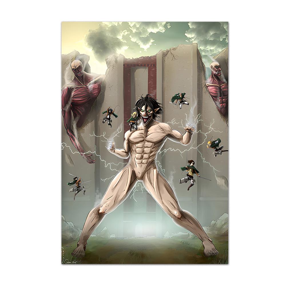 Attack On Titans Anime Poster Levi Micas Allen Home Wall Painting On Canvas Print Photos Children's Bedroom Decor In the Living Room Fresco