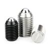 Factory Supply 10pcs Groove Ball Plunger M4~M24  Carbon/Stainless Steel  Spring Loaded Plunger Steel Ball Fastening Spring Screw