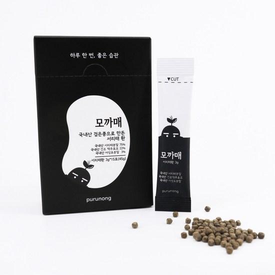 Furnong Seoritwahwan, Mocha Mae, Brewer's Yeast Pill, Black Bean Pill, 30-day Supply, 45g, 2 pieces,Korean Health Food