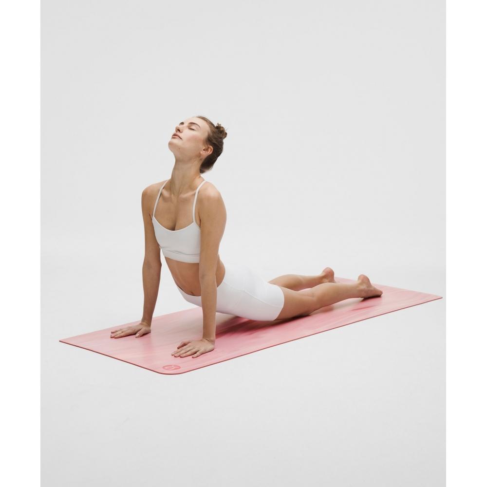 Lululemon Коврик 5 мм, изготовленный из сертифицированной FSC резины, розовая дымка, декоративный розовый, розовая органза, вишня, лимонад, декоративный розовый