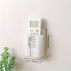 3Pcs Wall Mounted Remote Control Holder Punch Free Storage Box Adhesive Organizer Case for TV Air Conditioner Desktop