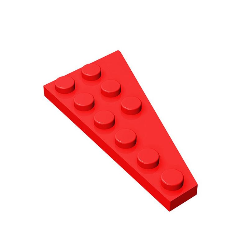 50pcs 54384 Wedge Plate 6 x 3 Left Bricks Collections Bulk Modular GBC Toy For Technical MOC Set Buildings Blocks Compatible