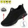 Air Cushion Work Safety Shoes For Men Women Breathable Work Sneakers Steel Toe Shoes Anti-Puncture Safety Protective Shoes 36-46