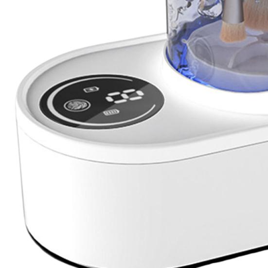 Электрический очиститель для кистей для макияжа, съемный USB-аккумулятор, автоматическая машина для чистки косметических кистей, держатель для сушки косметических кистей, контейнер для мытья инструментов