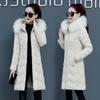 Winter women's medium and long cotton clothes, slim and thin, large size warm cotton-padded clothes, thickened new winter clothes.