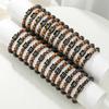 11 English alphabet tiger's eye stone bracelet ins design sense natural stone elastic beaded bracelet
