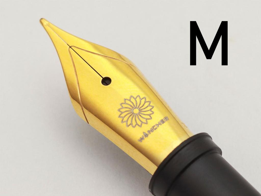 Перьевая ручка WANCHER Dream Pen Makoto Ebonite Sand Red DREAM PEN Sand Red WANCHER Medium (M (Позолоченный))