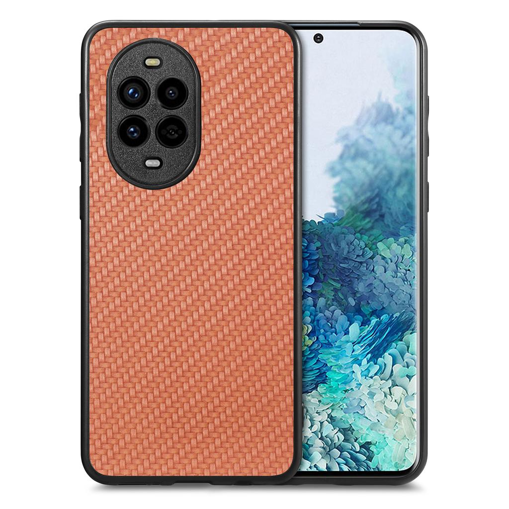 For Huawei nova 13 Pro 5G Case Carbon Fiber Texture PU+PC+TPU Phone Back Cover