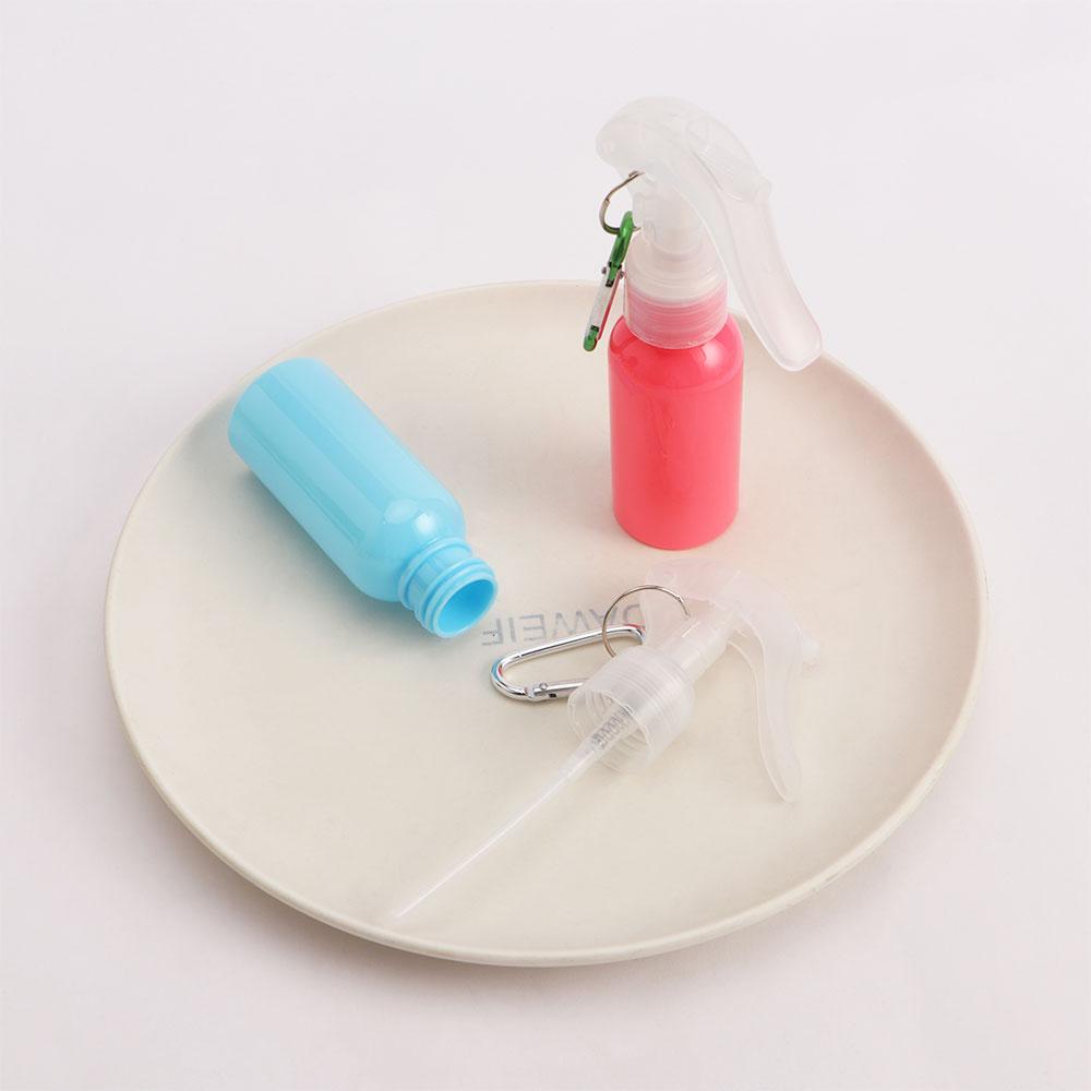 Container Refillable Bottles Perfume Atomiser Spray bottle With Keychain Trigger Spray Bottles