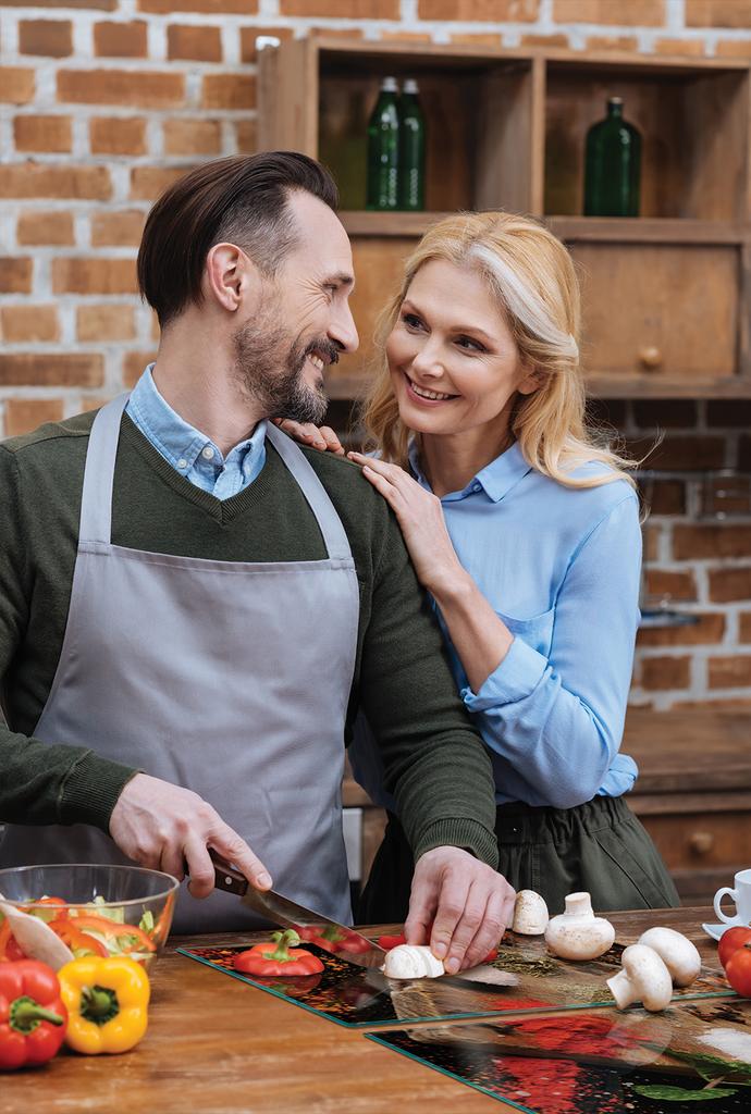 SZKLANA PŁYTA OCHRONNA NA KUCHENKĘ 90x52 PRZYPRAWY