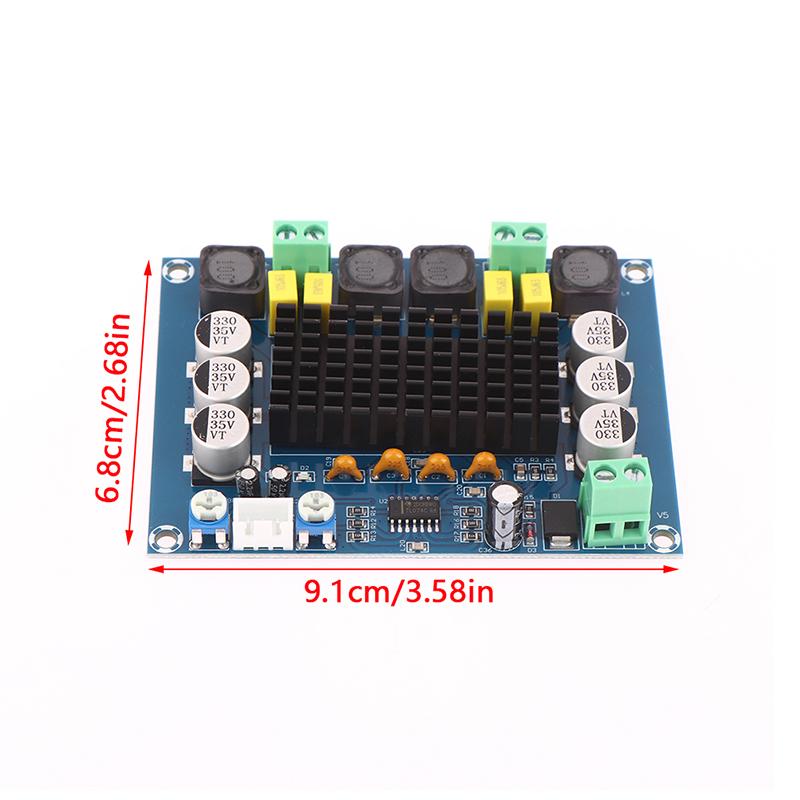 DC 12 В 24 В 120 Вт * 2 Tpa3116 D2 Двухканальный цифровой усилитель звука Плата