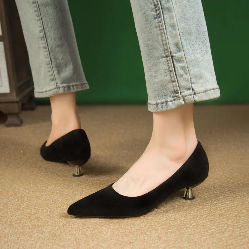 Женские летние новые модные туфли на высоком каблуке с принтом дизайнерские босоножки с короткими удобными каблуками сексуальные туфли с острым носком для банкета женские туфли на высоком каблуке