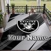 Custom Text Printed Rug Las Vegas Raiders Non Slip Floor Carpet For Home Room Decor