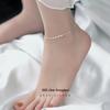 Banyan Tree Silver Heart Anklet: 2022 Trendy Light Luxury Women's Summer Jewelry