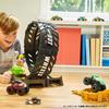 Hot Wheels Monster Truck Big Loop Challenge Playset Vehicle Toy Playset with 4 Monster Trucks and 4 Mini Cars (8 Vehicles Total) [Ages 4 and Up] HGV15