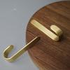 Gold Wall Hook J Shaped Towel Hanger Wall Mounted Furniture Hardware  Robe