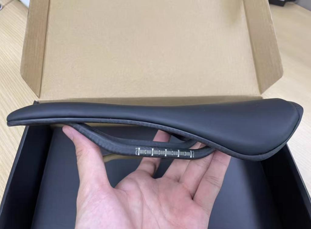 3D Printed Carbon Fiber EVA PU Comfort Bike Saddle-Lightweight Refrigeration Technology Waterproof Durable for Road Bicycles