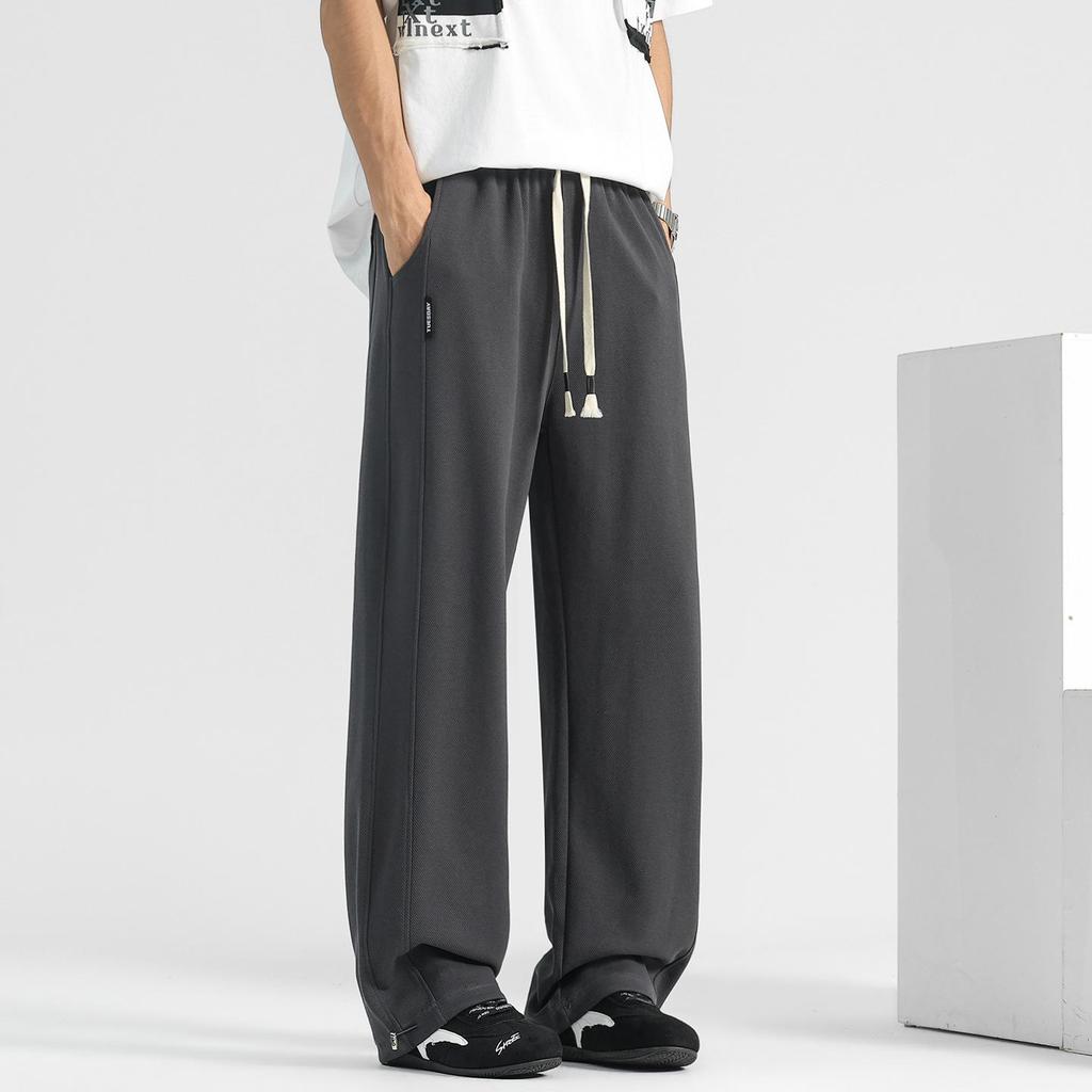 Мужские корейские свободные вельветовые штаны-джоггеры для осени и зимы