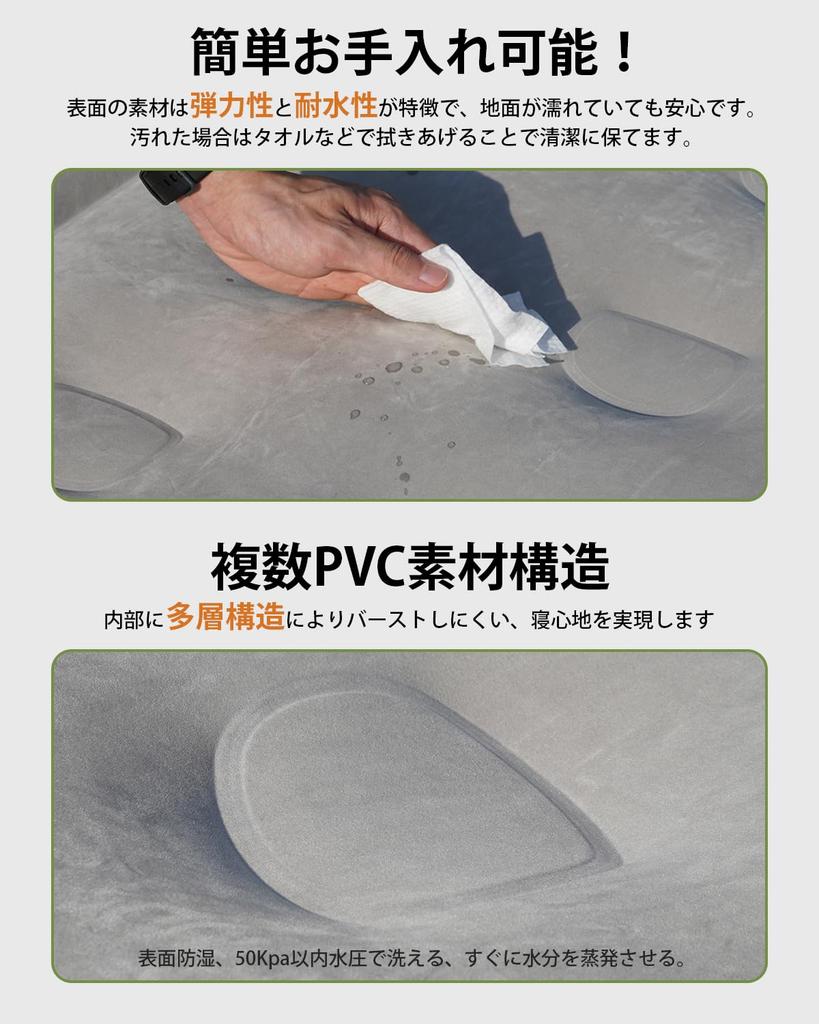 Коврик Air Air Air с USB-зарядкой, удобный складной, для предотвращения стихийных бедствий, 191 x 99 x 45, сумка для хранения и ремонта, в комплекте кровать, матрас, насос, кровать,