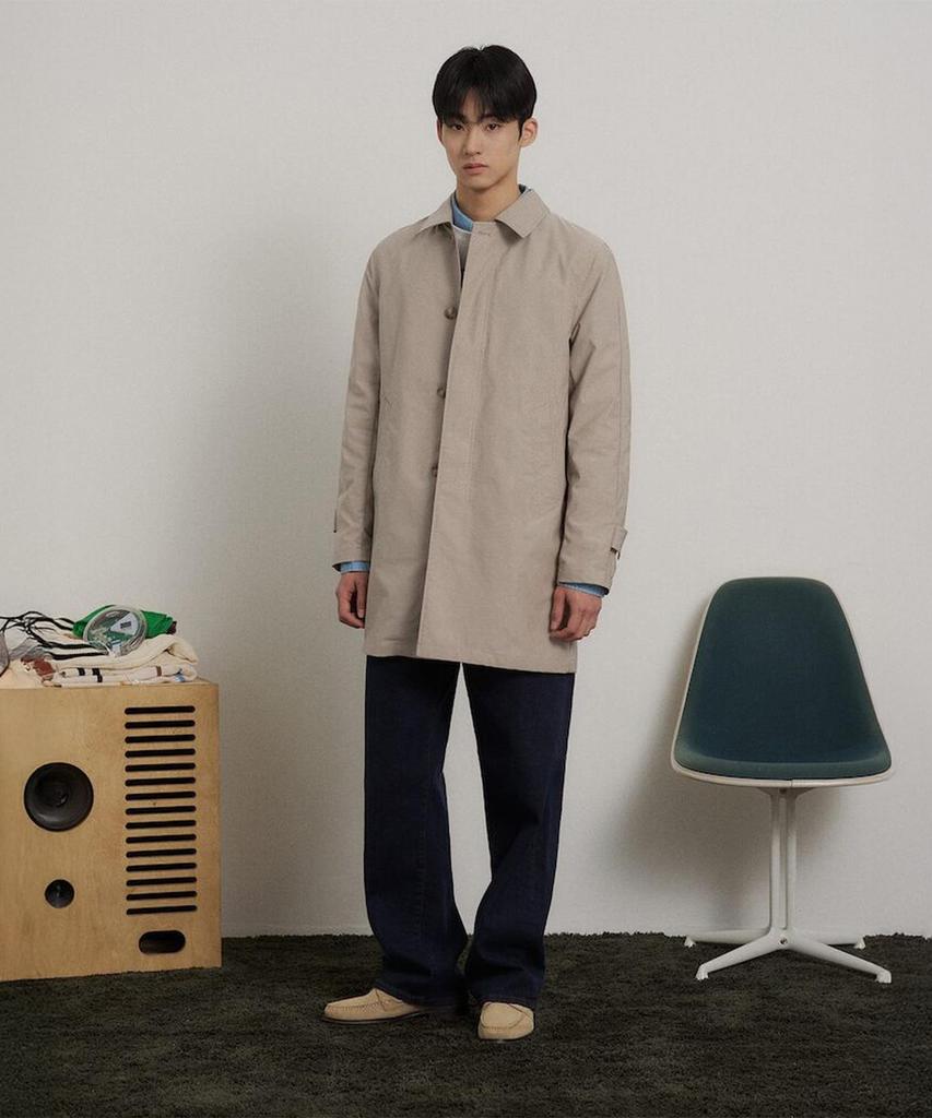 Beanpole Men Single Mac Coat Beige
