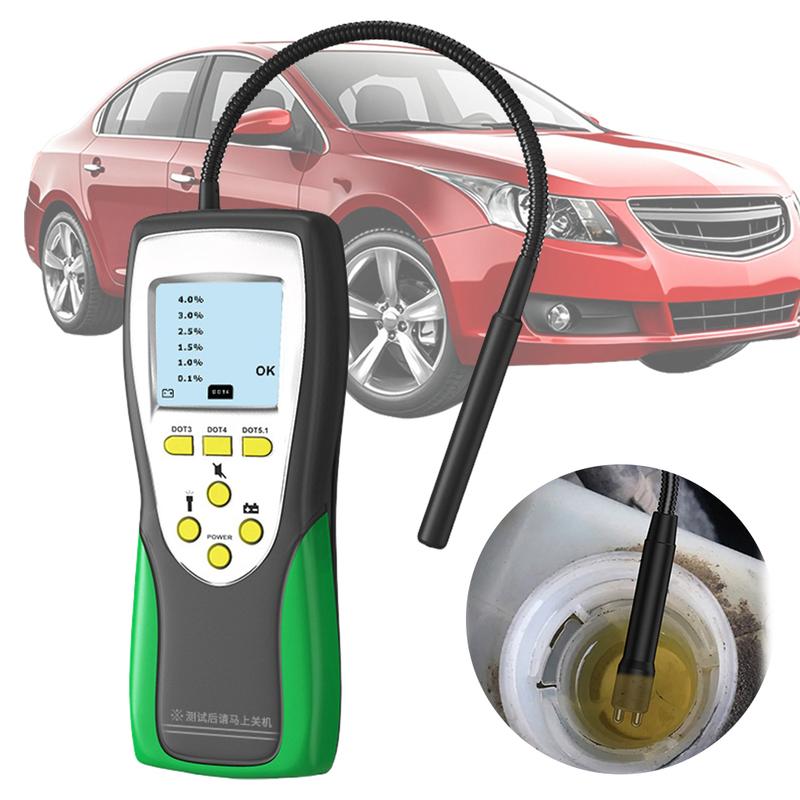 DY23B Car Brake Fluid Liquid Tester LCD Digital Oil Quality Detector Automobile Brake Oil Detection Pen for Most Vehicle