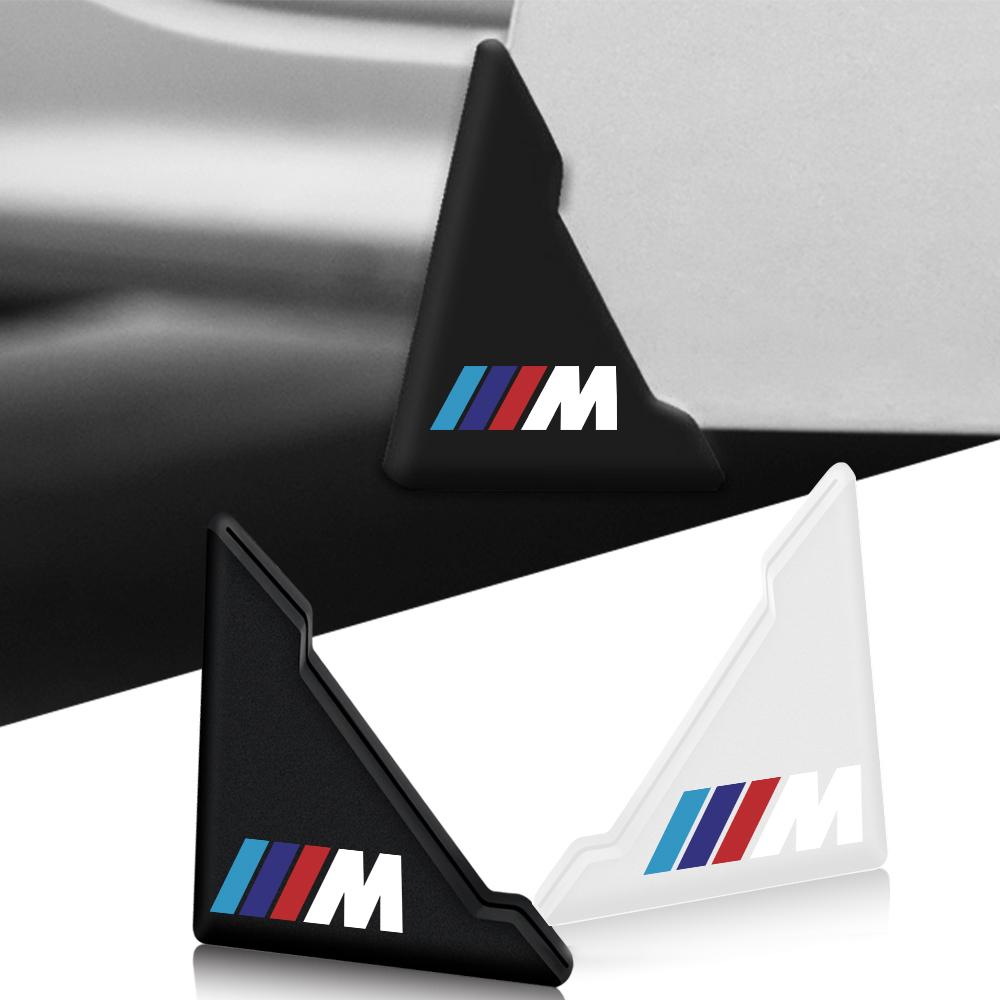 2/4Pcs Car Door Corner Anti-collision Covers Silicone Stickers for BMW M F12 F13 F30 E60 E65 E66 E63 F01 F02 X1 X3 4 5 6 7 Serie QB4
