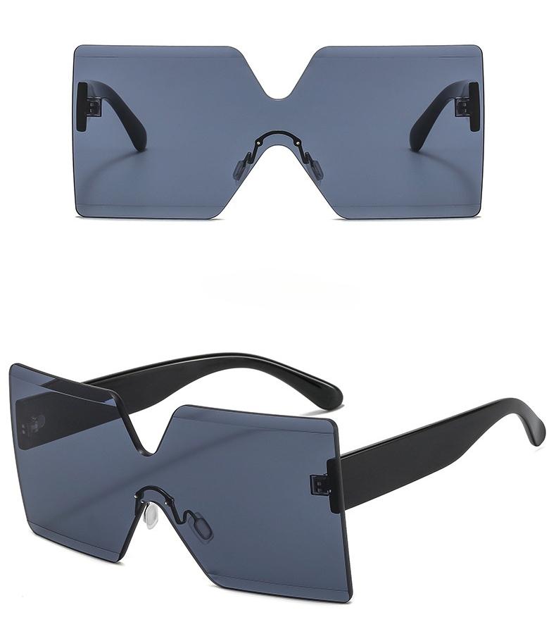 MePanda унисекс, двухцветные, цельные, без оправы, модные уличные солнцезащитные очки для вечеринок., UV400