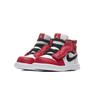 Jordan Детские кроссовки Air Jordan 1 с нескользящей подошвой и амортизацией, средняя высота, для малышей, Белые с красным, для младенцев и малышей AR6352-173