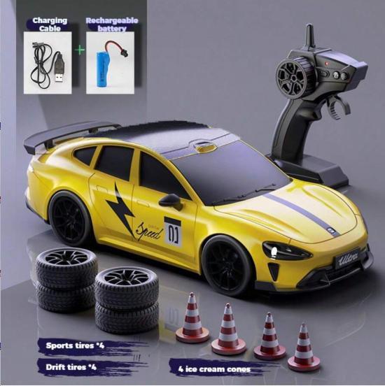 ndzsh1 2.4G 4WD high-speed remote-controlled drift car, four-wheel drive high-speed remote-controlled vehicle, rechargeable racing car