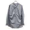 AMERI UNDRESSED Stripe Long Sleeve Balloon Sleeve Shape Cotton Shirt F Women Used