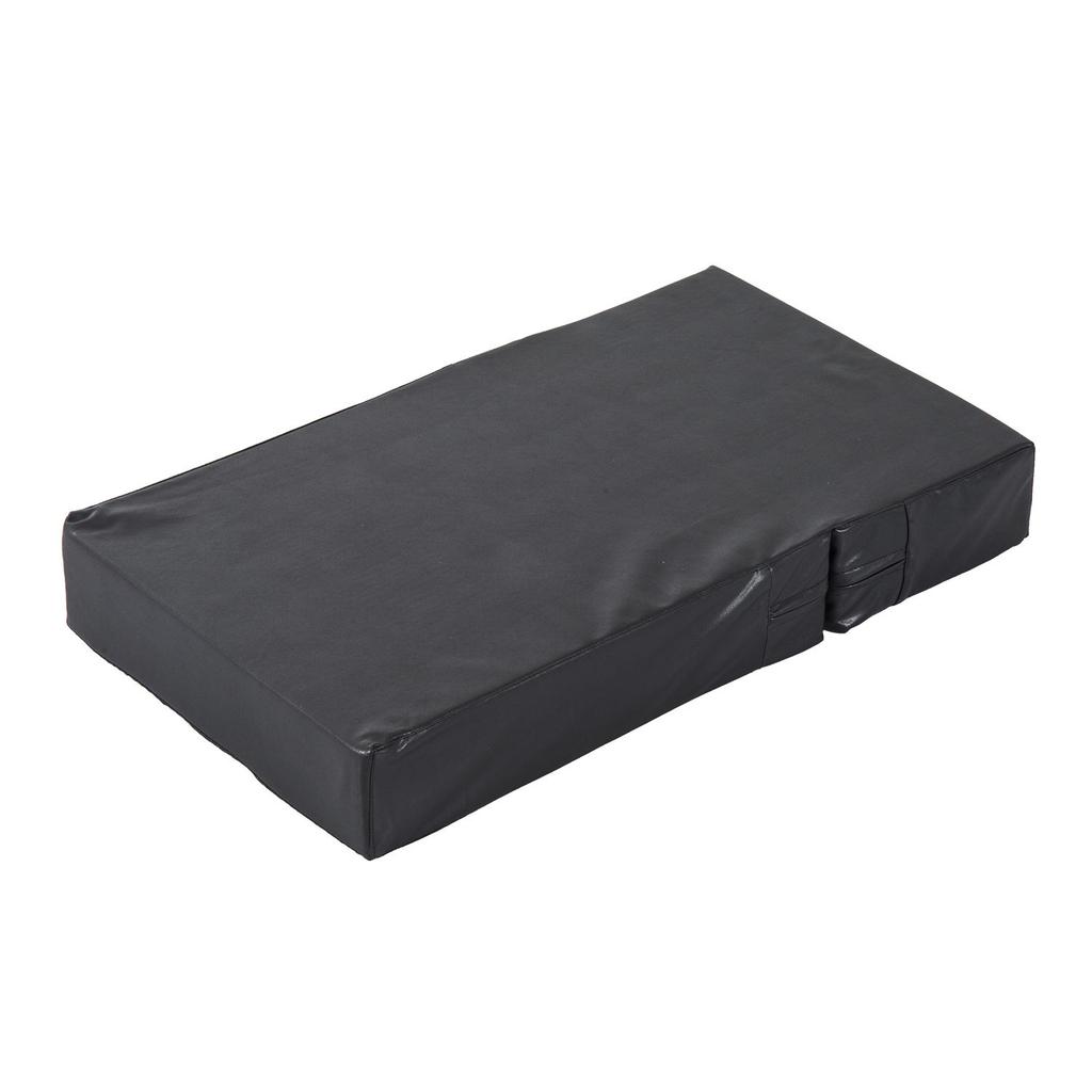 Dog Stairs Foldable Cat Stairs Entry Aid, 2 Steps, 20 cm, Black, for Bed, Sofa, Car, Small Dogs