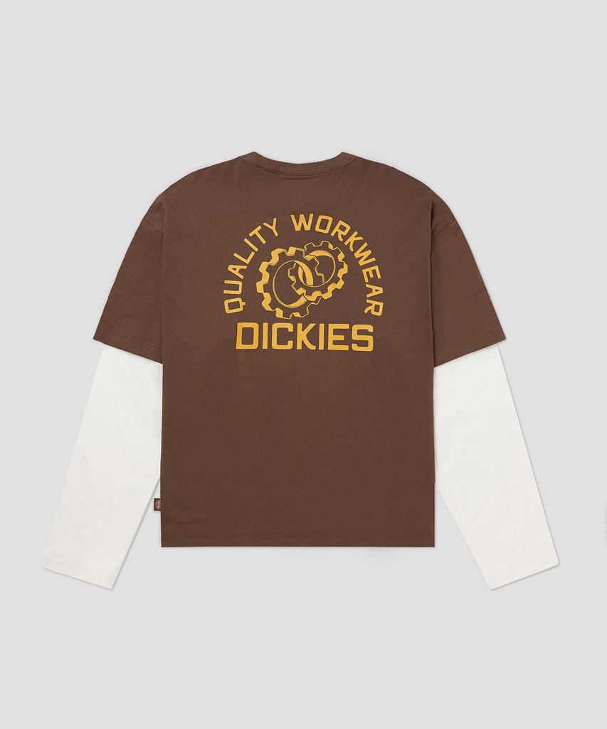 DICKIES Faison Layered T-Shirt Timber