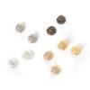 Mix Color Metal Flower Petal End Spacer Hallow Beads Caps Charms Bead Cups For Jewelry Necklace Making Supplie