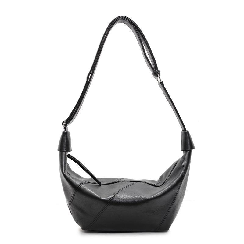 Сумка премиум-текстуры женская большой вместимости 2025 новая модная нишевая дизайнерская сумка-мессенджер дорожная сумка-седло сумка-пельмень