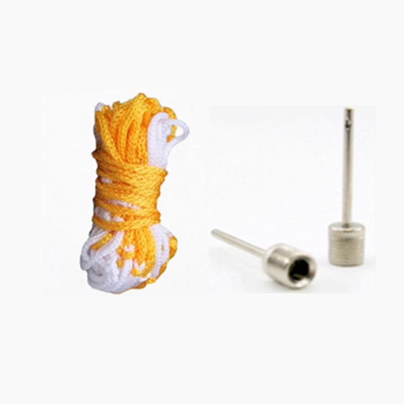 Портативный мини-велонасос с ножной педалью, иголкой для мяча и сетчатым мешком