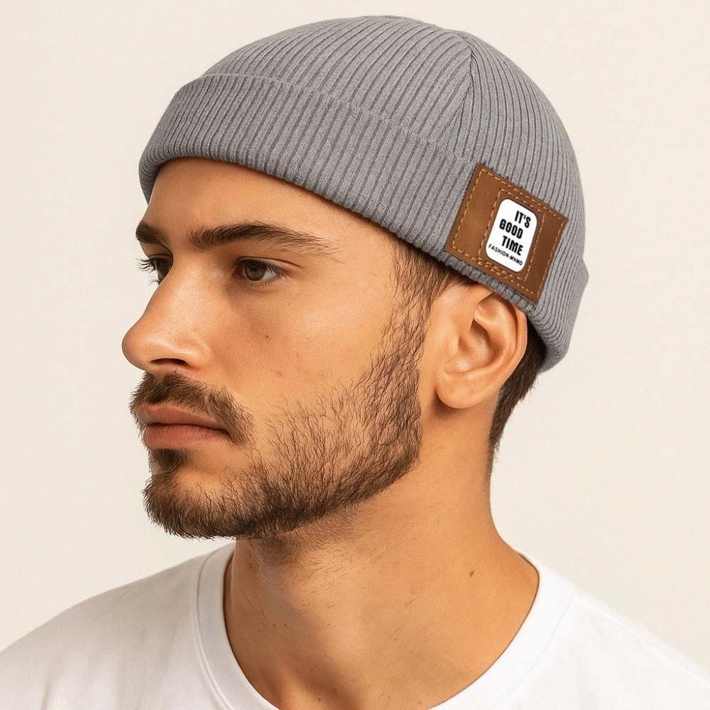 Adjustable Corduroy Brimless Hat Round Hip Hop Hat Landlord Hat Dome Melon Cap  Gift