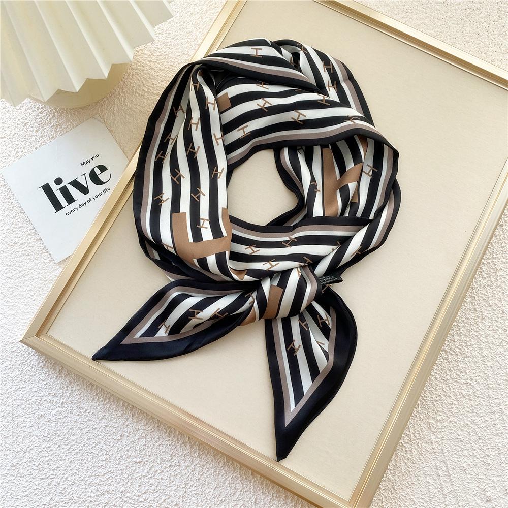 New Scarves Silk Scarves Women'S Spring And Autumn Season Long Decorative Professional Scarves Summer Thin Styles Paired With Shirts Stylish