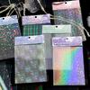 6 Sheets Iridescent Dream Holographic Sticker for Journals Waterproof Scrapbooking Stickers Transparent Substrate for Collage Sealing Decoration